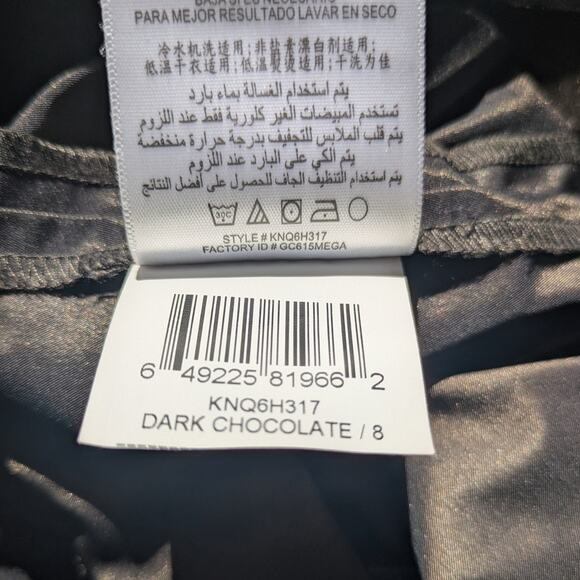 BCBGeneration Bronze Taffeta Cocktail Dress Size 8 - Picture 7 of 8